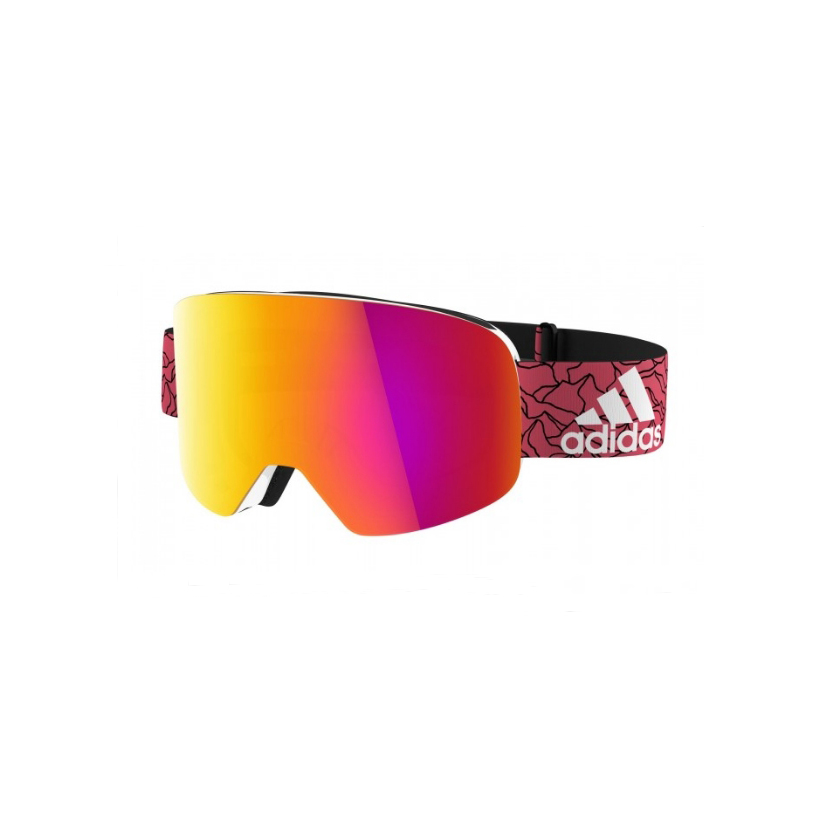 País novela todo lo mejor Mascara de esquí Adidas AD80 Backland 6055 con doble lente de alta  definición y sistema antivaho. Cinta de color rosa. - El Hormiguero